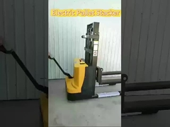 1.5 Ton 3 Meter Battery Full Electric Pallet Stacker For Warehouse