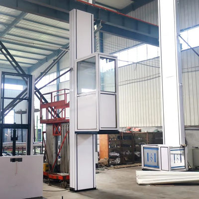Buy Safety Home Wheelchair Lift 3m-10m Hydraulic Vertical Platform Lift With Cabin online manufacture