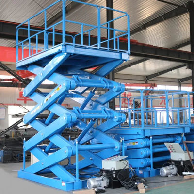 Buy Hyd Stationary Scissor Lift Platform 1000KG Hydraulic Double Scissor Lift Table online manufacture