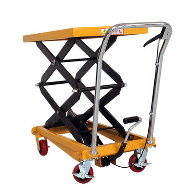 Buy 2000kgs Scissor Trolley Lift Manual Hydraulic Scissor Trolley Platform Table online manufacture
