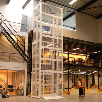 Buy 3000kg Load Cage Lift 3m Lifting Height Warehouse Freight Elevator online manufacture