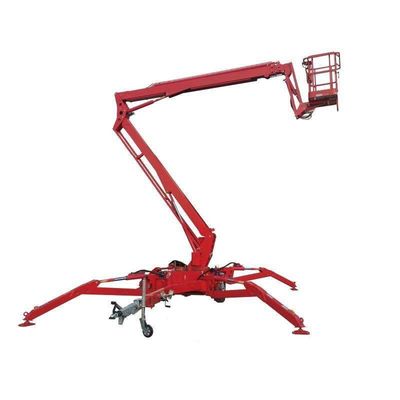 Buy 12m Trailer Mounted Man Lift 200KGs Tow Behind Bucket Lift For Airport online manufacture