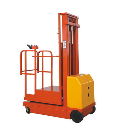 Buy 300kg Load Electric Powered Order Picker Lift 3 Meter Man Up Order Picker online manufacture