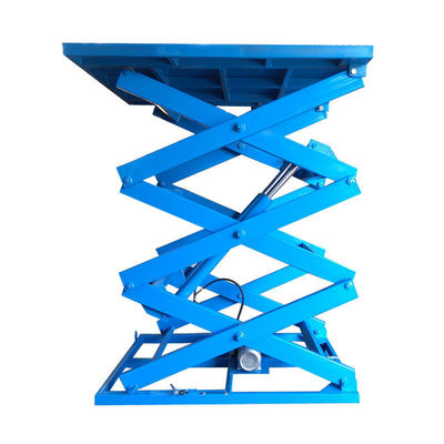 Buy 4m Fixed Scissor Lift 1000kg Electric Double Scissor Lift Table online manufacture