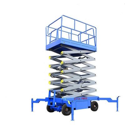 Buy 8m Mobile Scissor Lift Platform 2000Kg Mobile Hydraulic Lift Platform online manufacture