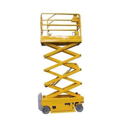 Buy 230Kg 450Kg Self Propelled Electric Scissor Lift Platform 8m 10m Lifting Table online manufacture