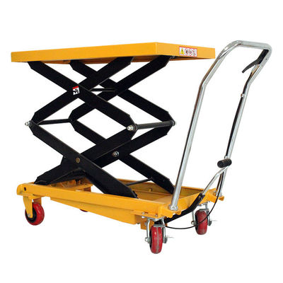 Buy Hydraulic Lift Cart 300KG 800KG Hydraulic Scissor Lift Trolley online manufacture