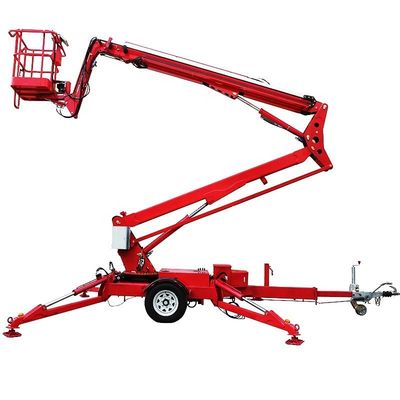 Buy Hydraulic 16m Trailer Boom Lift Towable Articulated Boom Lift For Aerial Work online manufacture