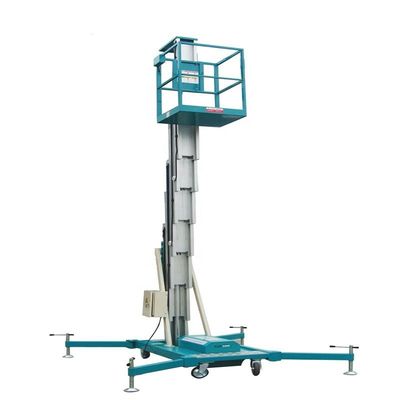 Buy 120kg Power Elevated Work Platform 12m Vertical Mast Boom Lift online manufacture