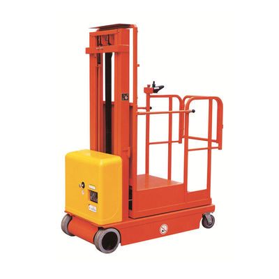 Buy Self Propelled Order Picker Lift Platform 4.5m Order Picking Forklift Truck online manufacture