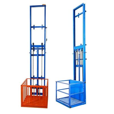 Buy 500kgs Double Mast Hydraulic Goods Lift 6m Exterior Freight Elevator online manufacture
