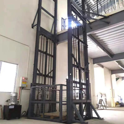 Buy 5m 5000kg Easy Lift Cargo Lift 5 Ton Mezzanine Goods Lift Blue online manufacture