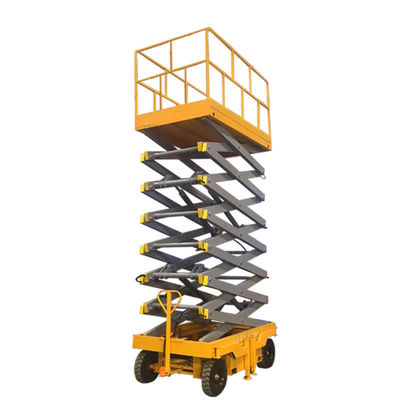 Buy 500kgs Mobile Scissor Lift Platform Hyd Scissor Lift 10m Working Height online manufacture