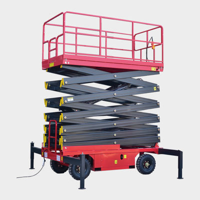 Buy 500kg Mobile Scissor Lift Platform Aerial Working 6m Electric Scissor Lift online manufacture