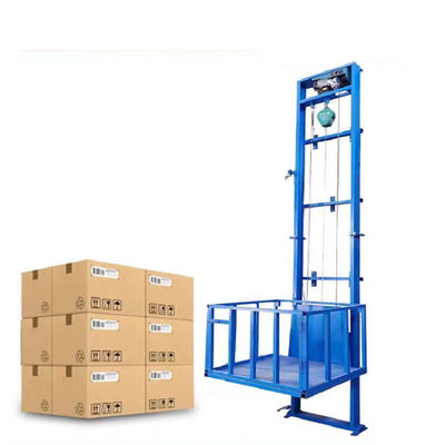 Buy Hydraulic Goods Lift Table Vertical Wall Mounted Cargo Elevator Lift For Warehouse online manufacture
