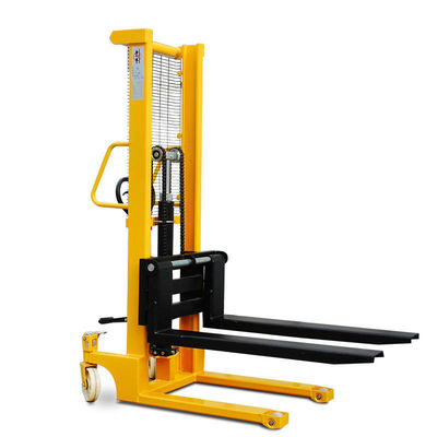 Buy 1.6m 2t LoadHand Pallet Stacker Manual Forklift For Factory online manufacture
