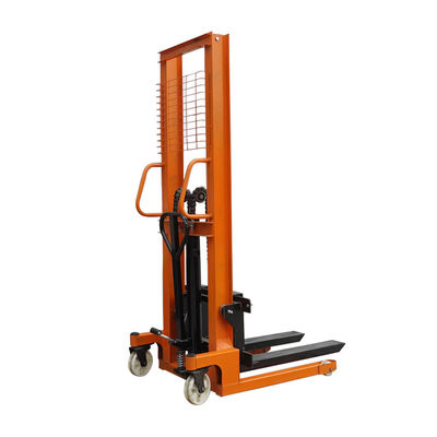 Buy Hydraulic Manual Pallet Stacker 0.5 - 3T Self Load Hand Stacker Forklift online manufacture
