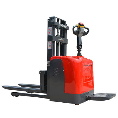 Buy Full Electric Pallet Stacker 2 Ton 3 Meters Stacker Forklift For Warehouse online manufacture