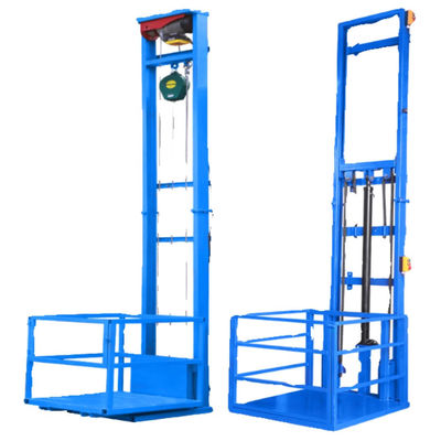 Buy 500kg Simple Cargo Lift Elevator 3m Home Lift Tables For Goods Person online manufacture
