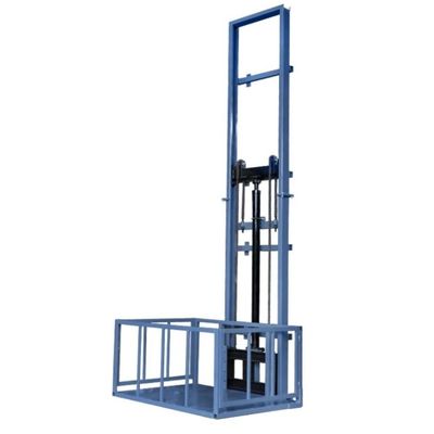Buy 10m Hydraulic Easy Lift Cargo Elevator 500kg Small Single Rail Lifting Platform online manufacture