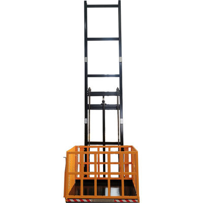 Buy 1 Ton 5m Hydraulic Cargo Lift Indoor Warehouse Goods Elevator online manufacture