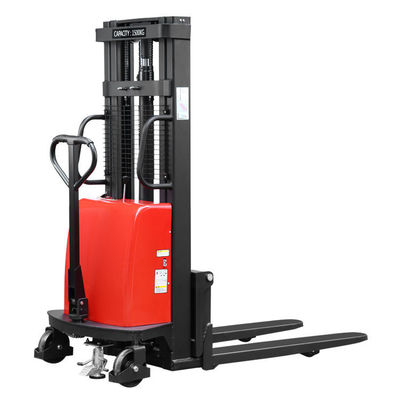 Buy 1t 1.5t Capacity Hydraulic Stacker Semi Electric Pallet Stacker online manufacture
