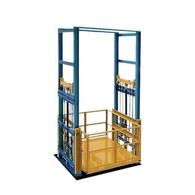 Buy 5000kg Hydraulic Small Cargo Lift Industrial Double Guide Rail Goods Lift online manufacture