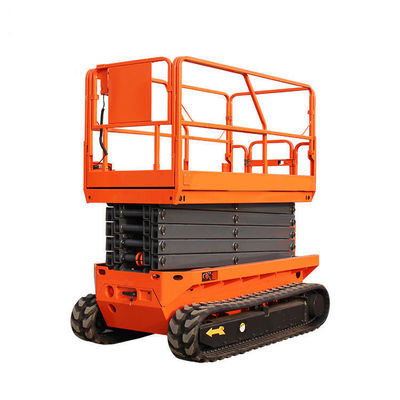 Buy Electric Scissor Lifting Platform Hydraulic 6 - 12m Crawler Lift online manufacture