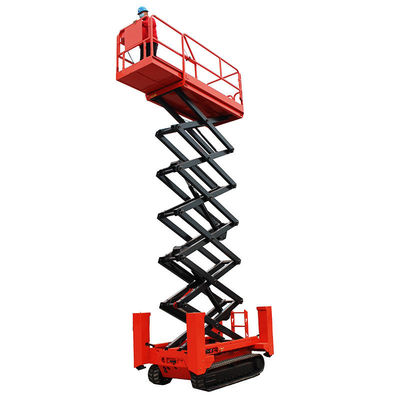 Buy Hydraulic Mobile Lift Platforms 8m 450kg Track Scissor Lift Platform online manufacture