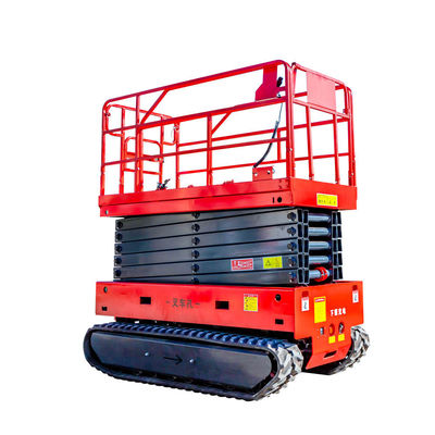 Buy Mobile Scissor Lift 200kg 320kg 450kg Crawler Electric Lifting Platform online manufacture