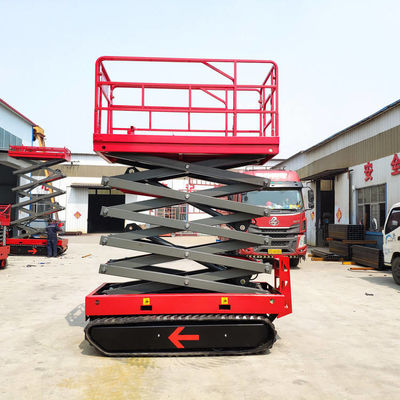 Buy 200 kg 4m 6m Tracked Scissor Lift Self Propelled Lift Platform online manufacture