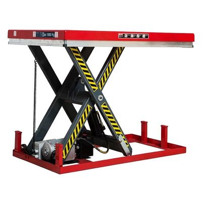 Buy 1m 2000kg Stationtary Lifting Tables Electric Scissor Lift Platform online manufacture