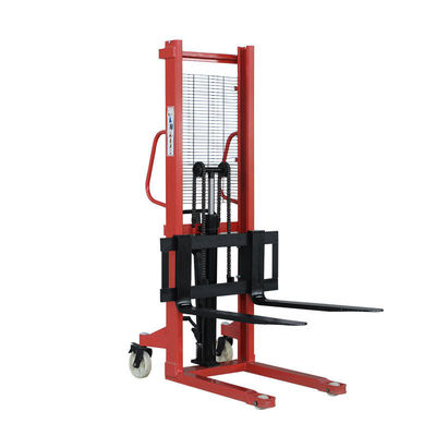 Buy 0.5 Ton Manual Lift Stacker Cargo Handling Pallet Stacker For Sale online manufacture