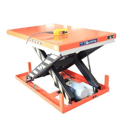 Buy 2 Ton Small Lift Table Hydraulic Scissor Lift Platform For Warehouse online manufacture
