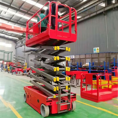 Buy 10m 12m Self Propelled Hydraulic Scissor Lift Warehouse Lift Platform online manufacture
