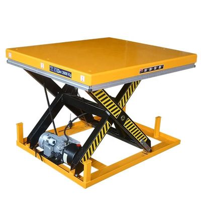 Buy Hydraulic Stationary Lift Table Electric Scissor Lift Platform With CE online manufacture