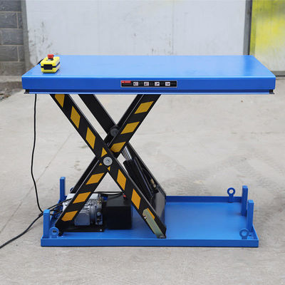 Buy Custom 1t 1.3m Stationary Lift Table Fixed Hydraulic Scissor Lift Platform online manufacture