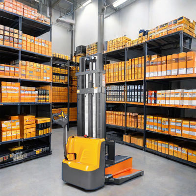 Buy Electric Pallet Stacker 1 Ton 3.5m Self Loading Lifting Stacker Pallet Truck online manufacture