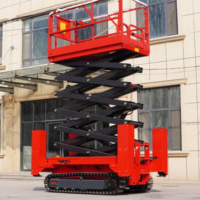 Buy Rough Terrain Self Propelled Scissor Lift Track Mobile Hydraulic Scissor Lift online manufacture