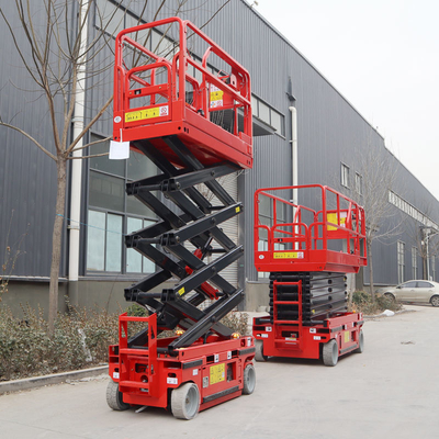 Buy Electric Self Propelled Scissor Lift 6 - 8m 230kg Hydraulic Lift Platform online manufacture