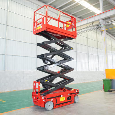Buy 10m Self Propelled Scissor Lift 450kg Electric Hydraulic Platform online manufacture