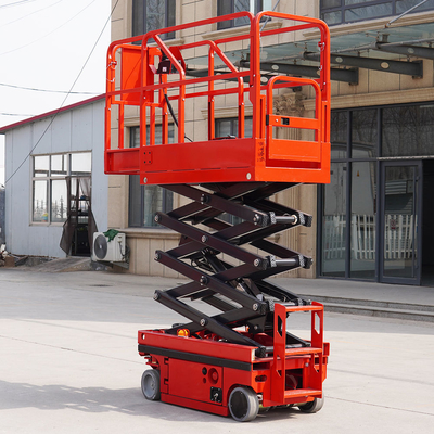 Buy 4m - 16m Portable Self-propelled Aerial Work Platform Electric Scissor Lift online manufacture