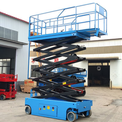 Buy 6m Hydraulic Self Propelled Scissor Lift Mobile Aerial Work Lift Platforms online manufacture