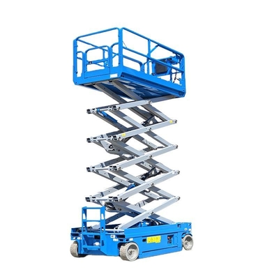 Buy Electric Self Propelled Scissor Lift 12m Height 320kg Capacity online manufacture