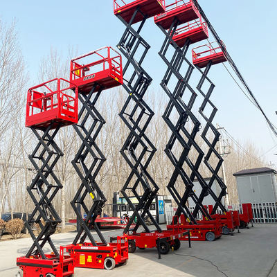Buy Self-propelled Scissor Lift 8m 10m 12m 14m Hydraulic Scissor Lift Platform online manufacture