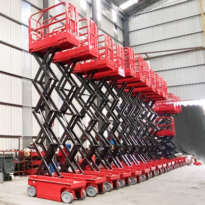 Buy Electric 4 - 16m Aerial Lift Work Platform Mobile Scissor Lift online manufacture