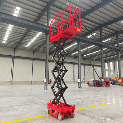 Buy Self-propelled Electric Scissor Lift 6m 230kg Mini Aerial Work Platform online manufacture