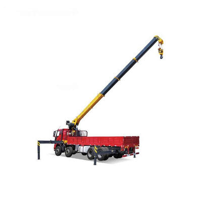 Buy 4 Ton Truck Mounted Crane Hydraulic Telescopic Boom Crane online manufacture
