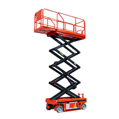 Buy 4m 6m 8m Self Propelled Electric Scissor Lift For Warehouse Cleaning Window online manufacture