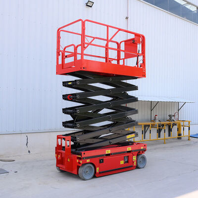 Buy 6m 8m 10m Mobile Scissor Lift Small Self Propelled Aerial Work Platform online manufacture